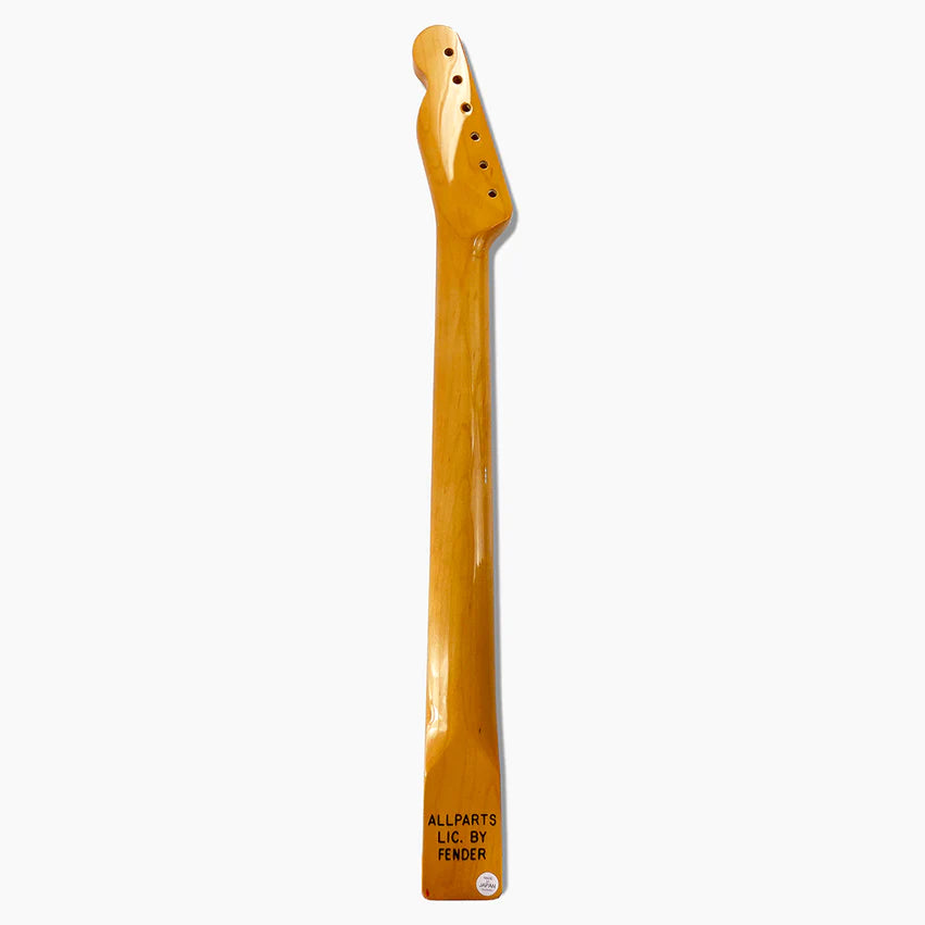 Allparts Replacement Rosewood Nitro Topcoat Finish Neck for Tele, 21 Frets, Back