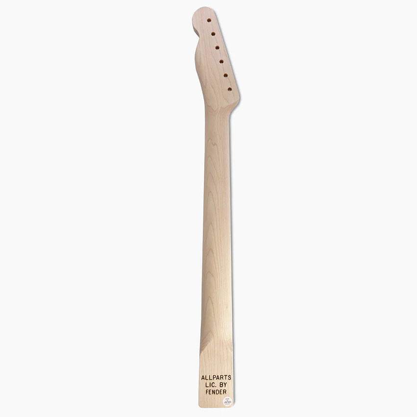 Allparts Replacement Rosewood 22 Fret Neck for Tele, No Finish, Back