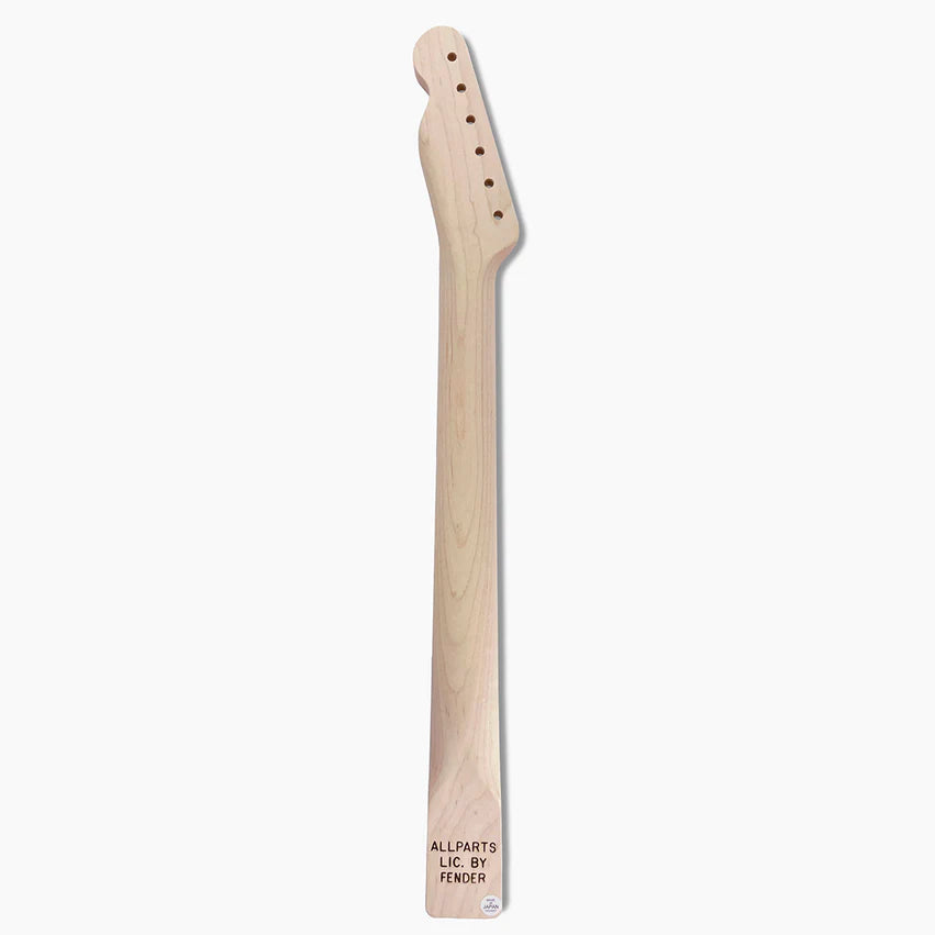 Allparts Replacement Chunky Rosewood Neck for Tele, No Finish, 21 frets, Back