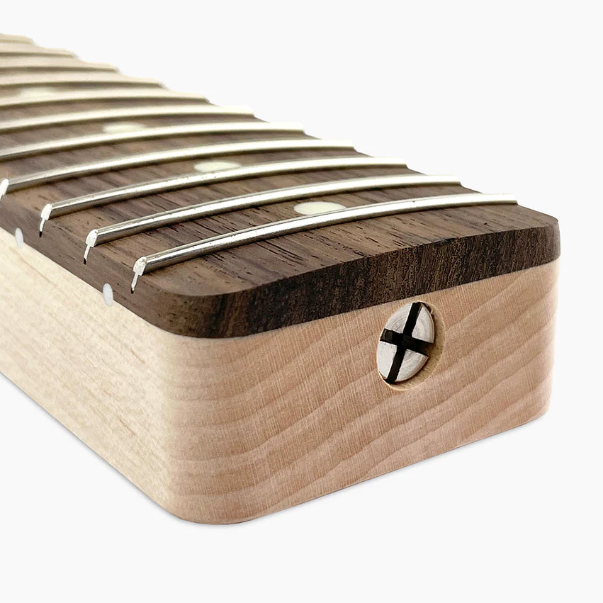 Allparts Replacement Chunky Rosewood Neck for Tele, No Finish, 21 frets, Angled Heel