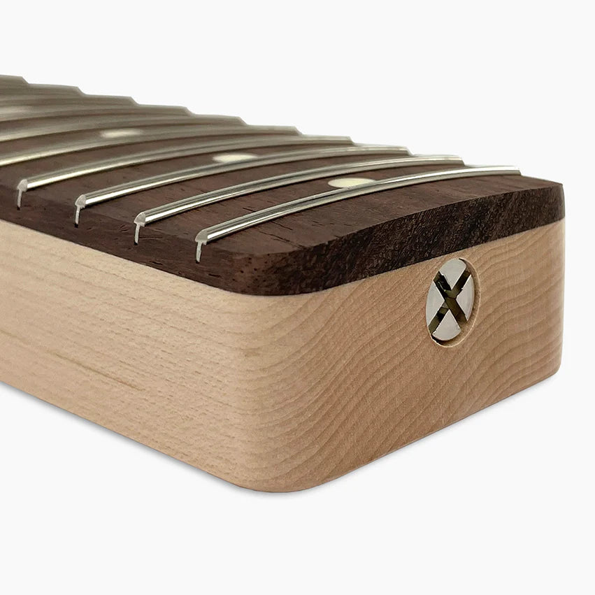 Allparts Replacement Left-Handed Rosewood Neck for Tele, No Finish, 21 Frets, Angled Heel