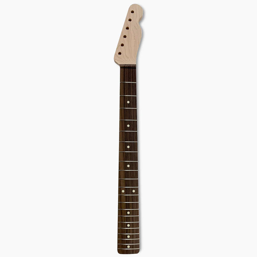 Allparts Replacement Rosewood Neck for Tele, No Finish, 21 Frets, Full