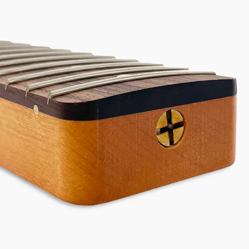 Allparts Replacement Rosewood Satin Finish Neck for Tele, 21 Tall Frets, 10 inch radius, Angled Heel