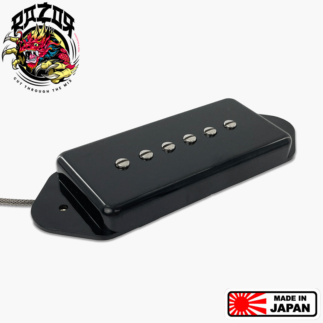 Razor® Mangetsu Full Moon Pickup - Dog Ear P90 Replacement  - Black