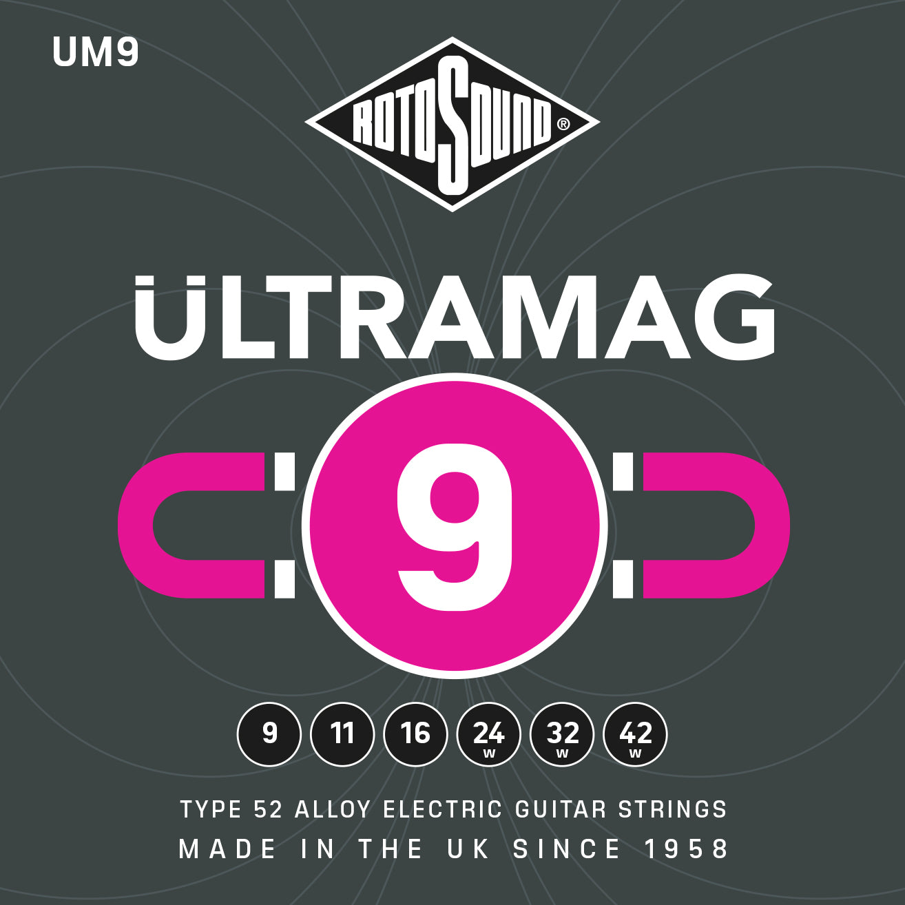 Rotosound Ultramag 9-42