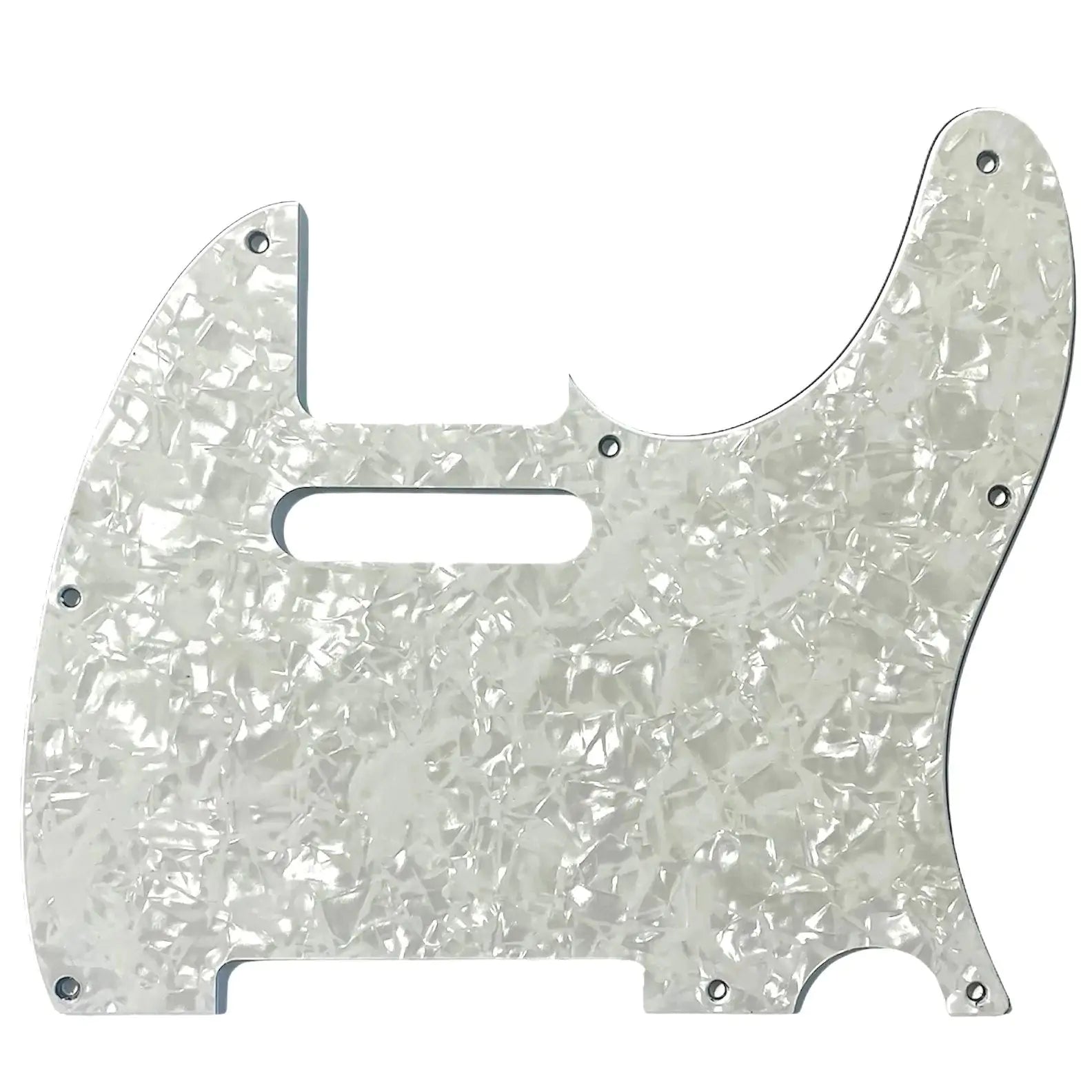Telecaster Pickguard in White Pearloid