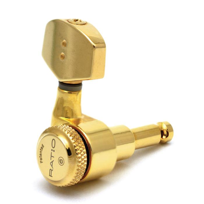 GraphTech Ratio Contemporary 6 In-Line Locking Guitar Tuners