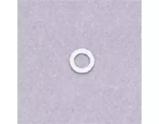 Tuning key washers -plastic - for bass keys, between button and housing (8 pieces) - white