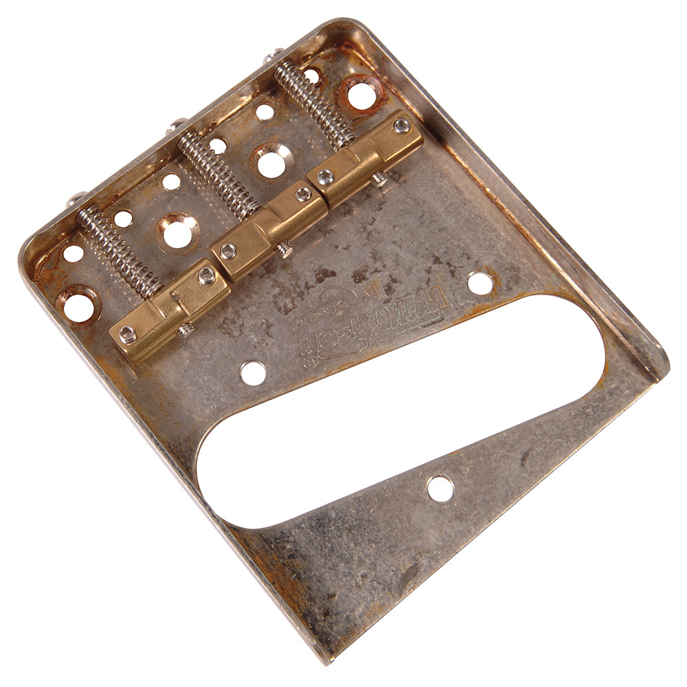 Wilkinson Classic 3-Saddle Bridge, Distressed Chrome